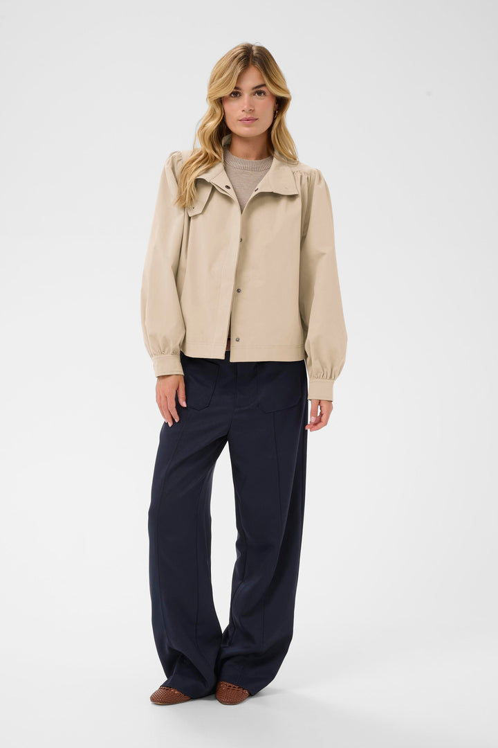 Saint Tropez OlinaSZ Short Jacket – Oxford Tan