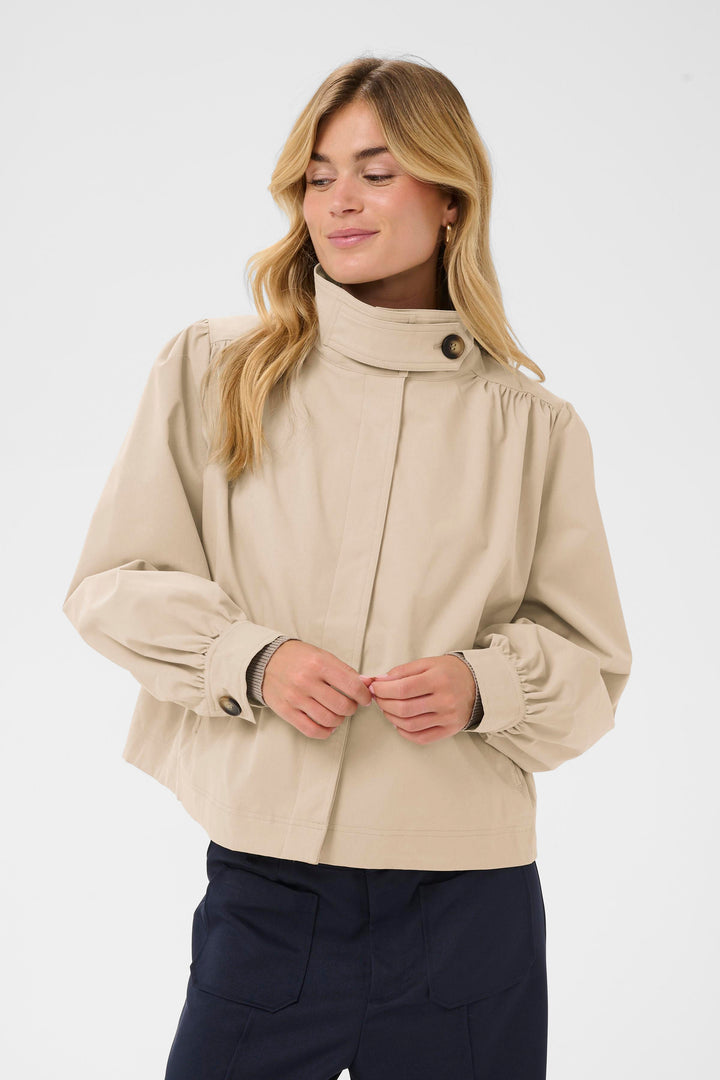 Saint Tropez OlinaSZ Short Jacket – Oxford Tan