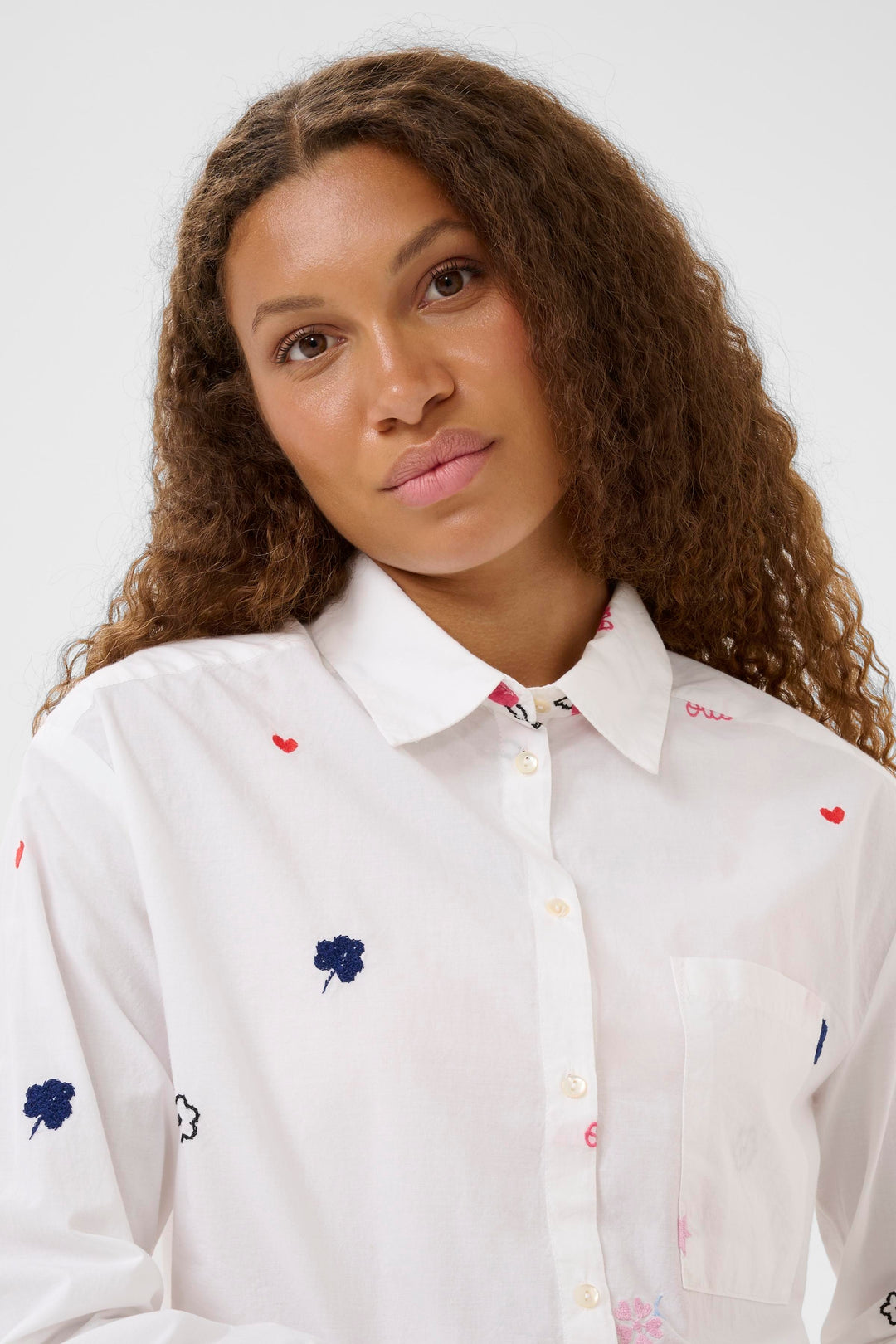 Saint Tropez OlbertaSZ Shirt – Bright White Cotton