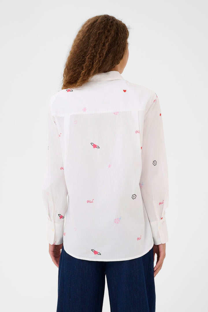 Saint Tropez OlbertaSZ Shirt – Bright White Cotton