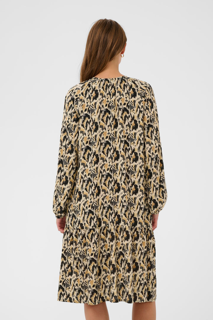 Saint Tropez OsinaSZ Dress – Tannin Blurry  Animal Print