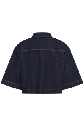 Saint Tropez PoseySZ Shirt- Dark Blue Denim