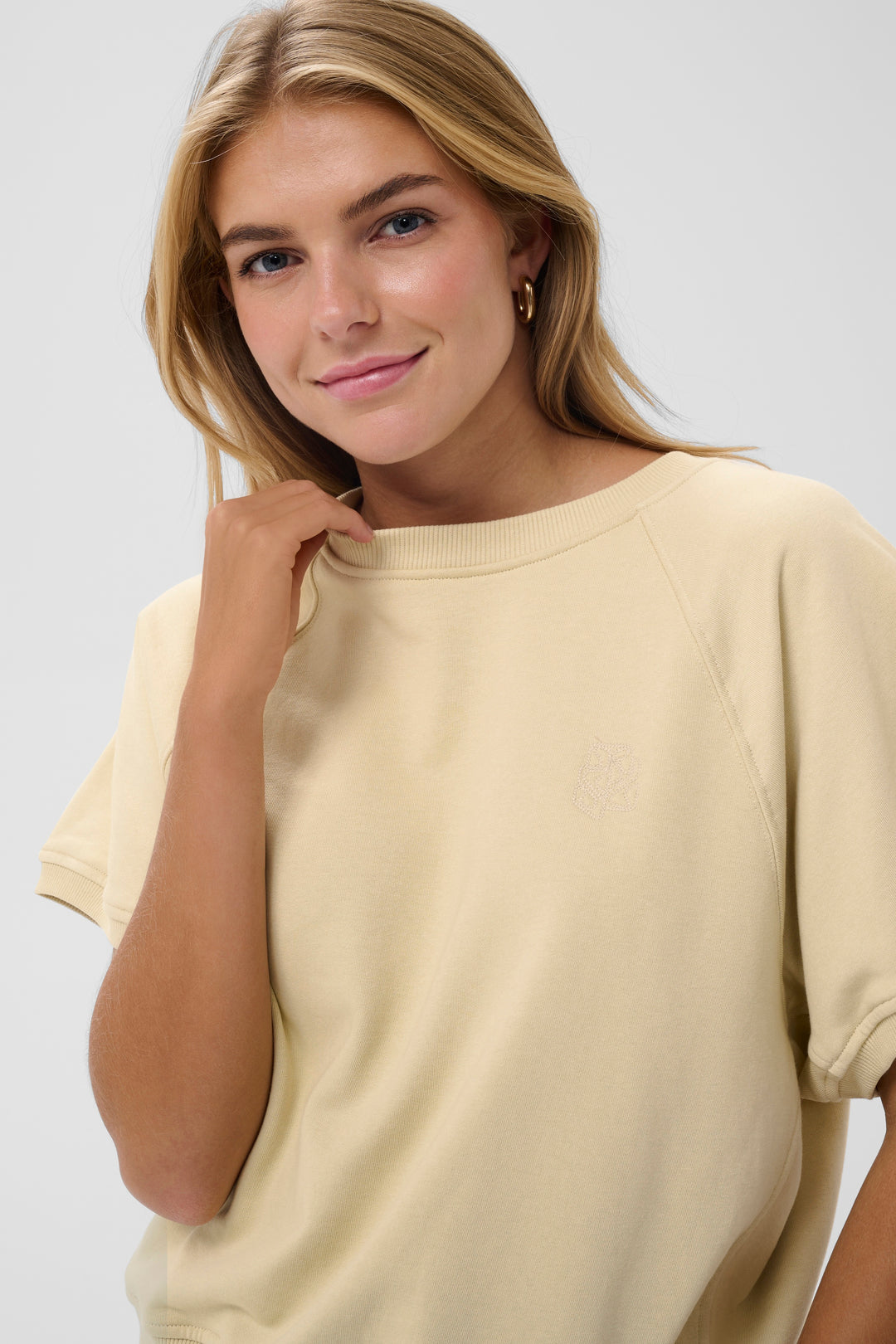 Saint Tropez Paulette Sweatshirt - Brown Rice