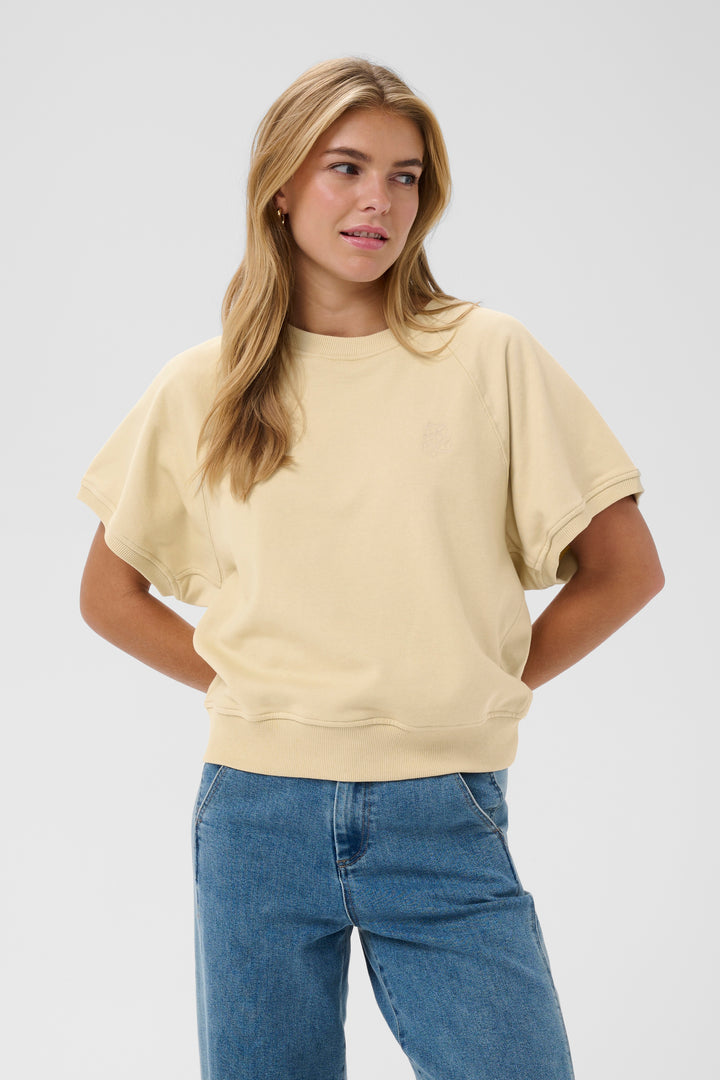 Saint Tropez Paulette Sweatshirt - Brown Rice