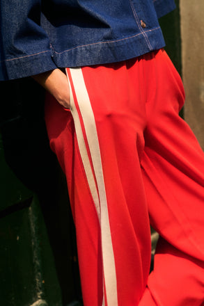 Saint Tropez PascaleSZ Trousers- Valiant Poppy