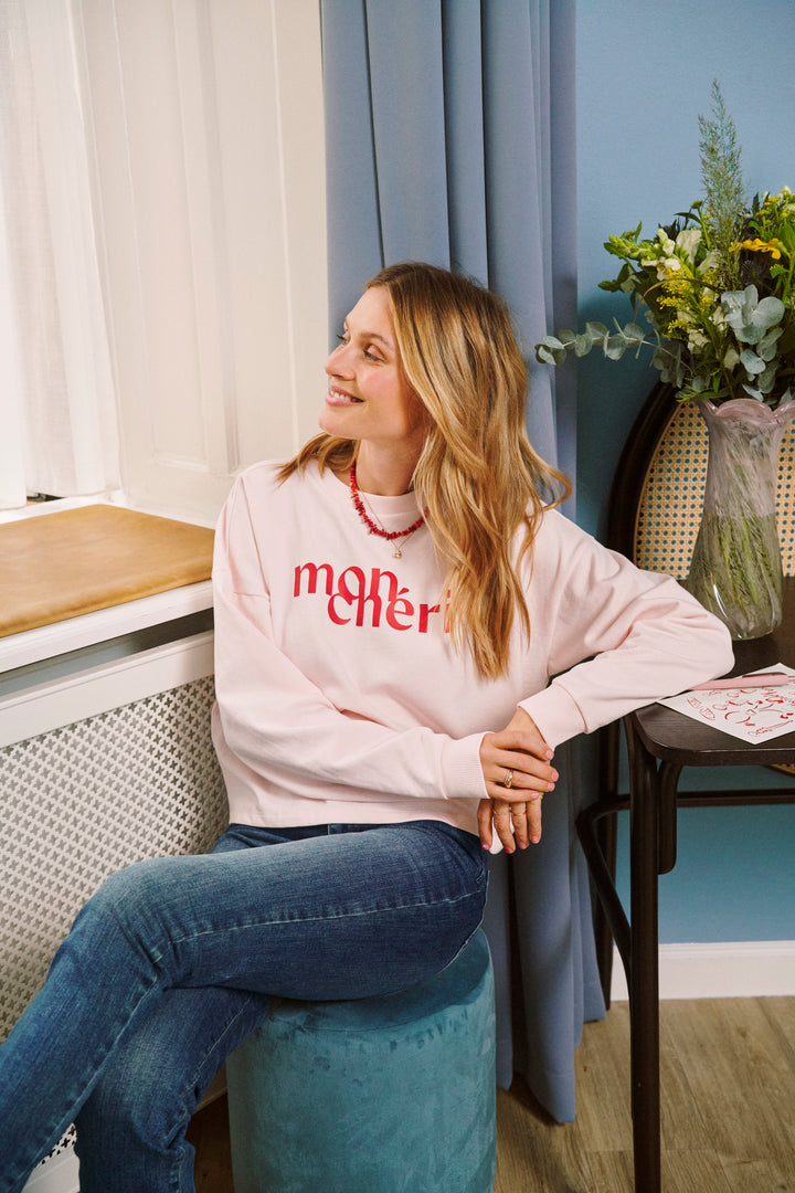 Saint Tropez PegrinaSZ Sweatshirt- Barely Pink