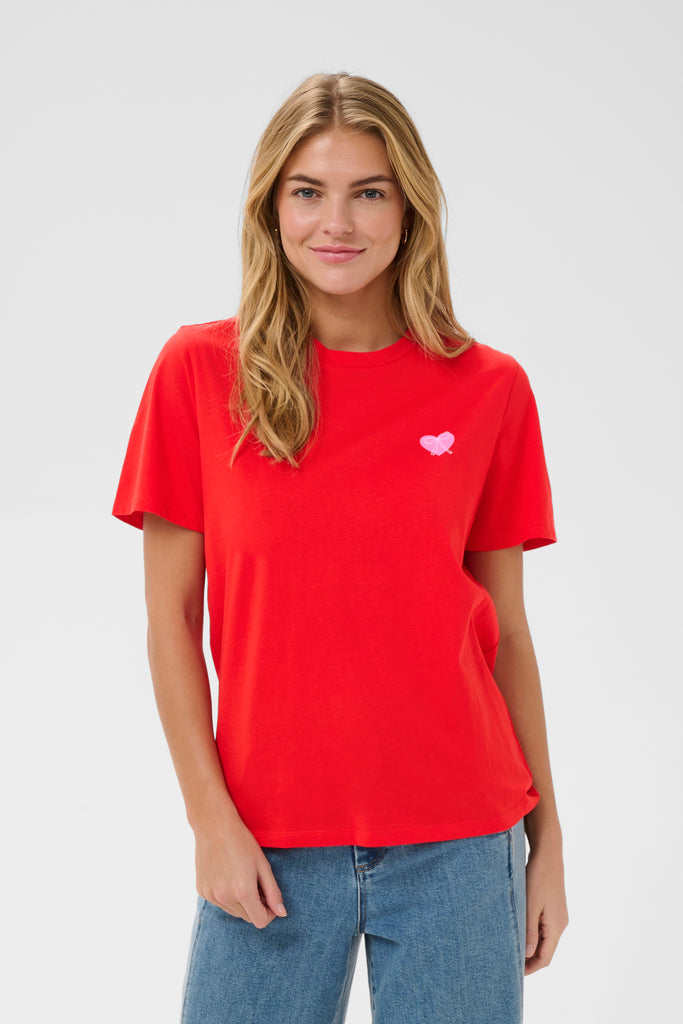 Saint Tropez PextanSZ T-shirt - Fiery Red
