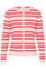 Saint tropez PilaSZ Cardigan- Chalk Pink Red Multi Stripe