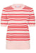 Saint Tropez Pila Pullover- Pink Multi Stripe