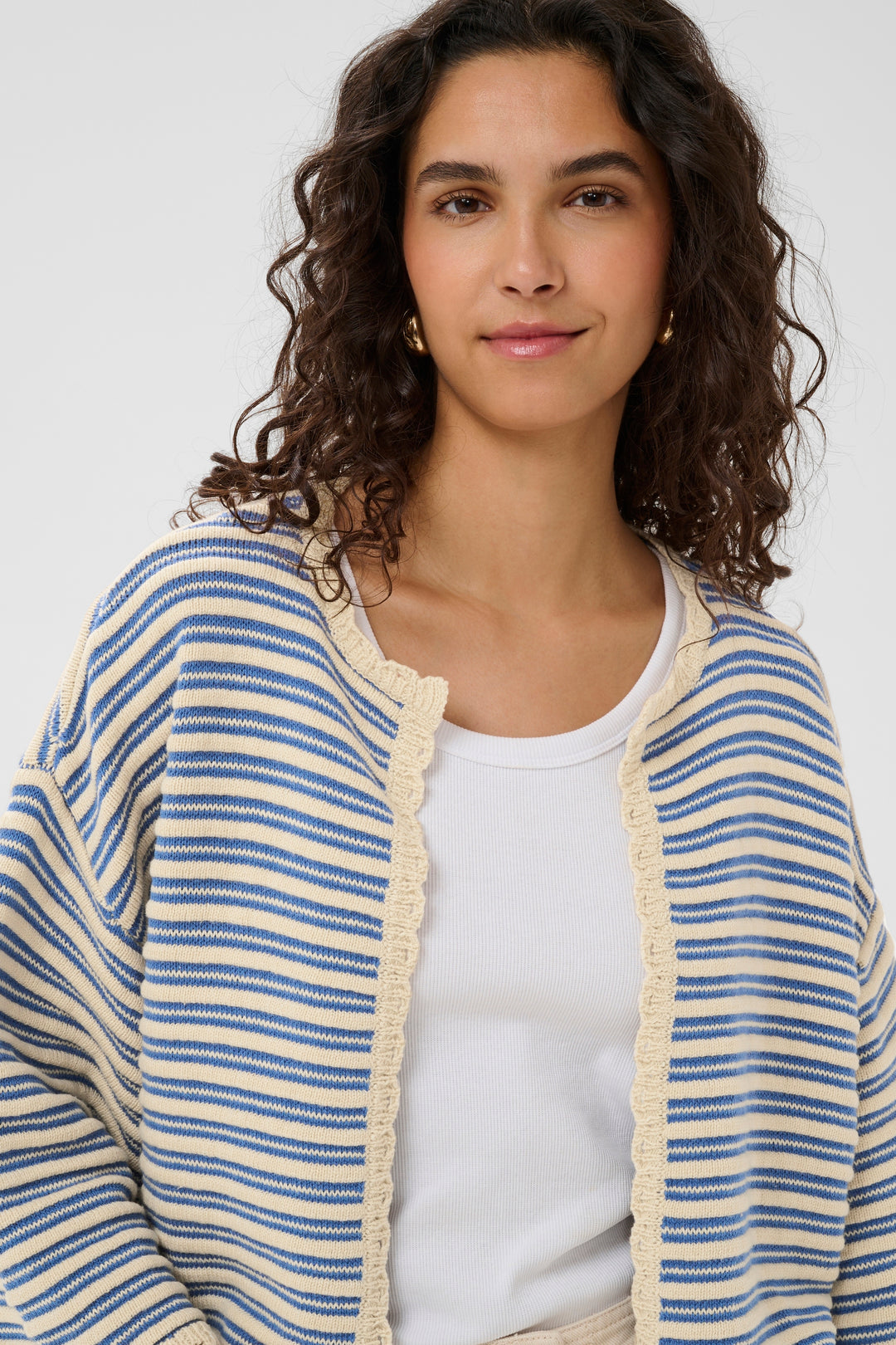 Saint Tropez Riley Cardigan- Vallarta Turtledove