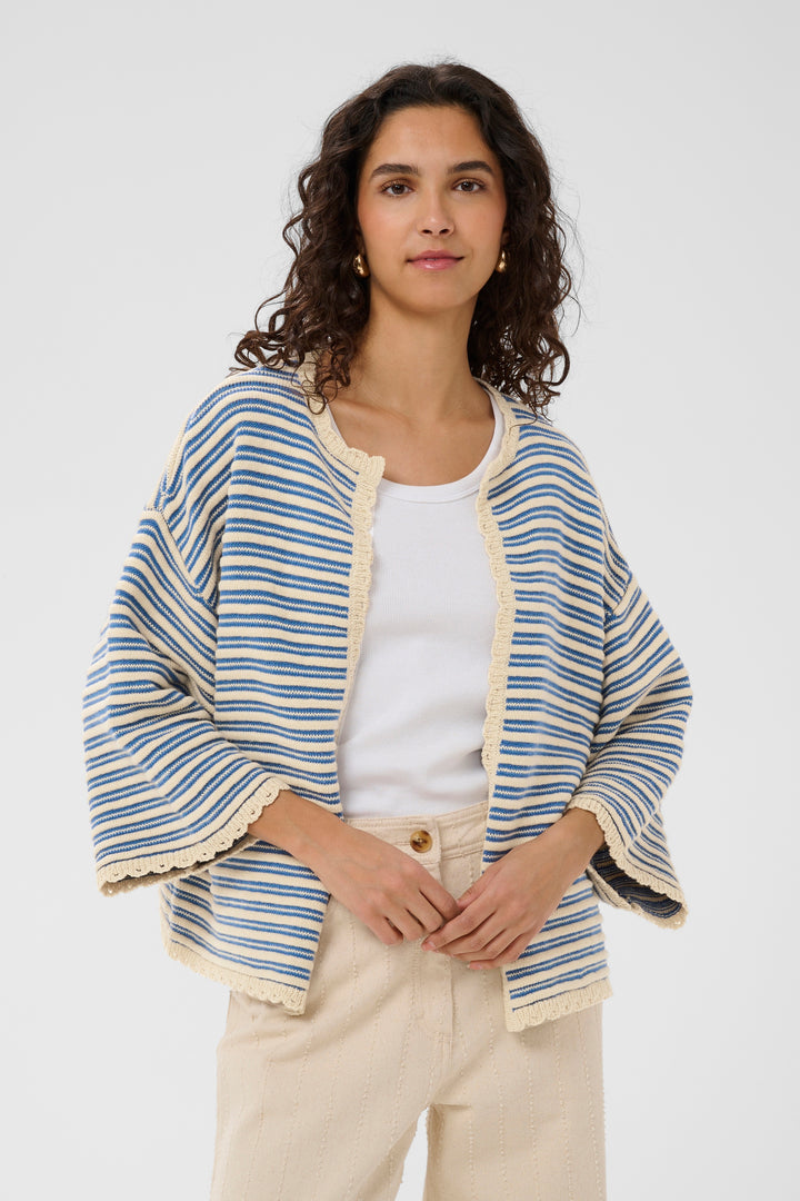 Saint Tropez Riley Cardigan- Vallarta Turtledove