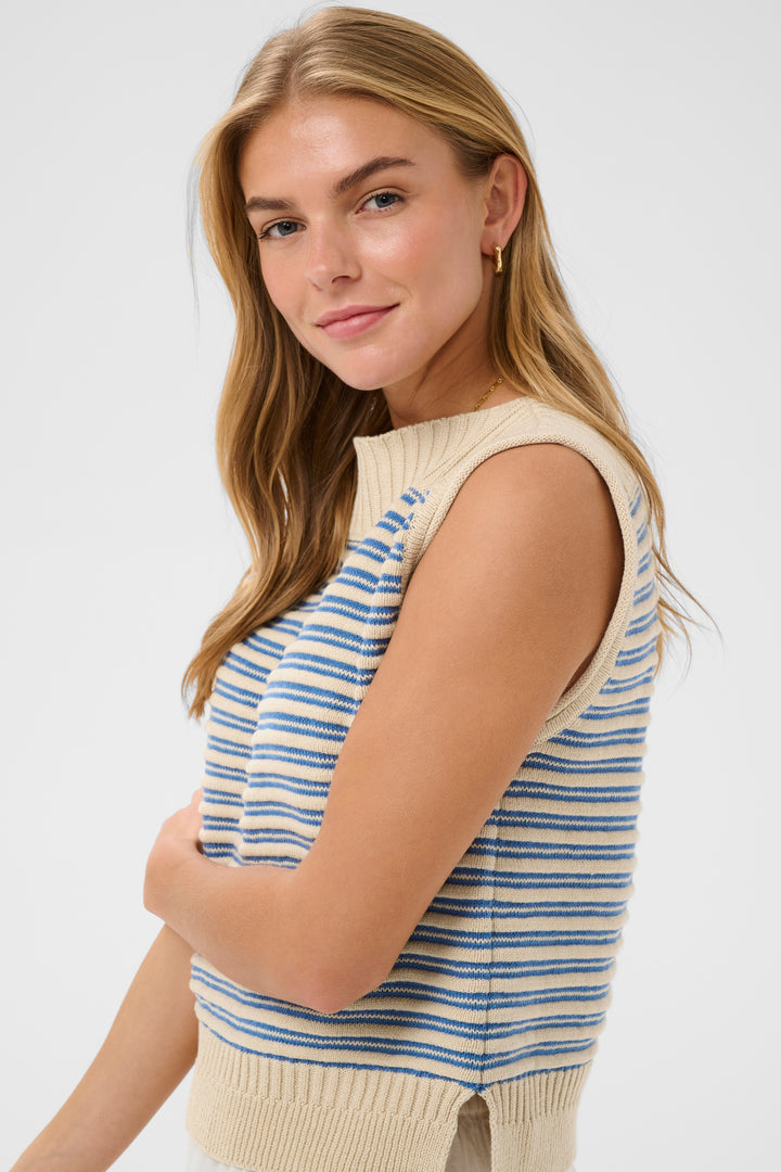Saint Tropez Riley Pullover- Vallarta Turtledove