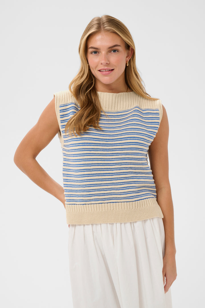Saint Tropez Riley Pullover- Vallarta Turtledove