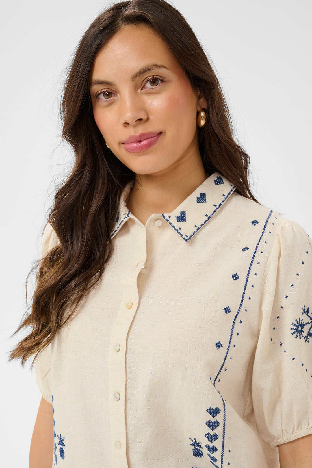 Saint Tropez Romelle SZ Shirt- Turtledove