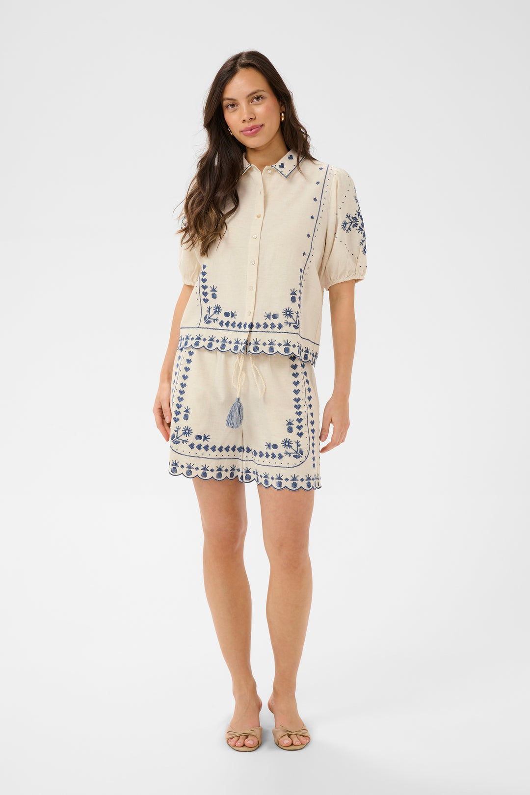Saint Tropez Romelle SZ Shirt- Turtledove