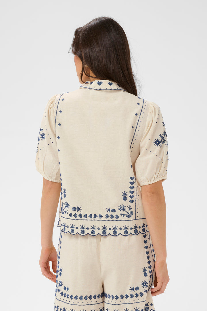 Saint Tropez Romelle SZ Shirt- Turtledove