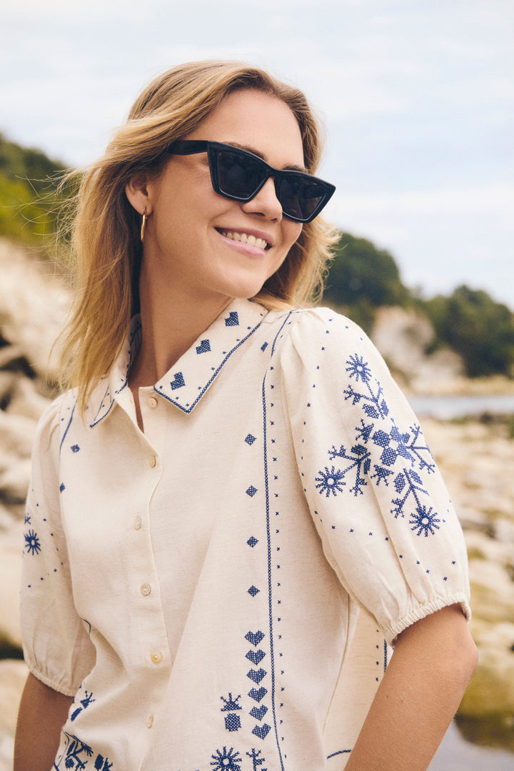 Saint Tropez Romelle SZ Shirt- Turtledove