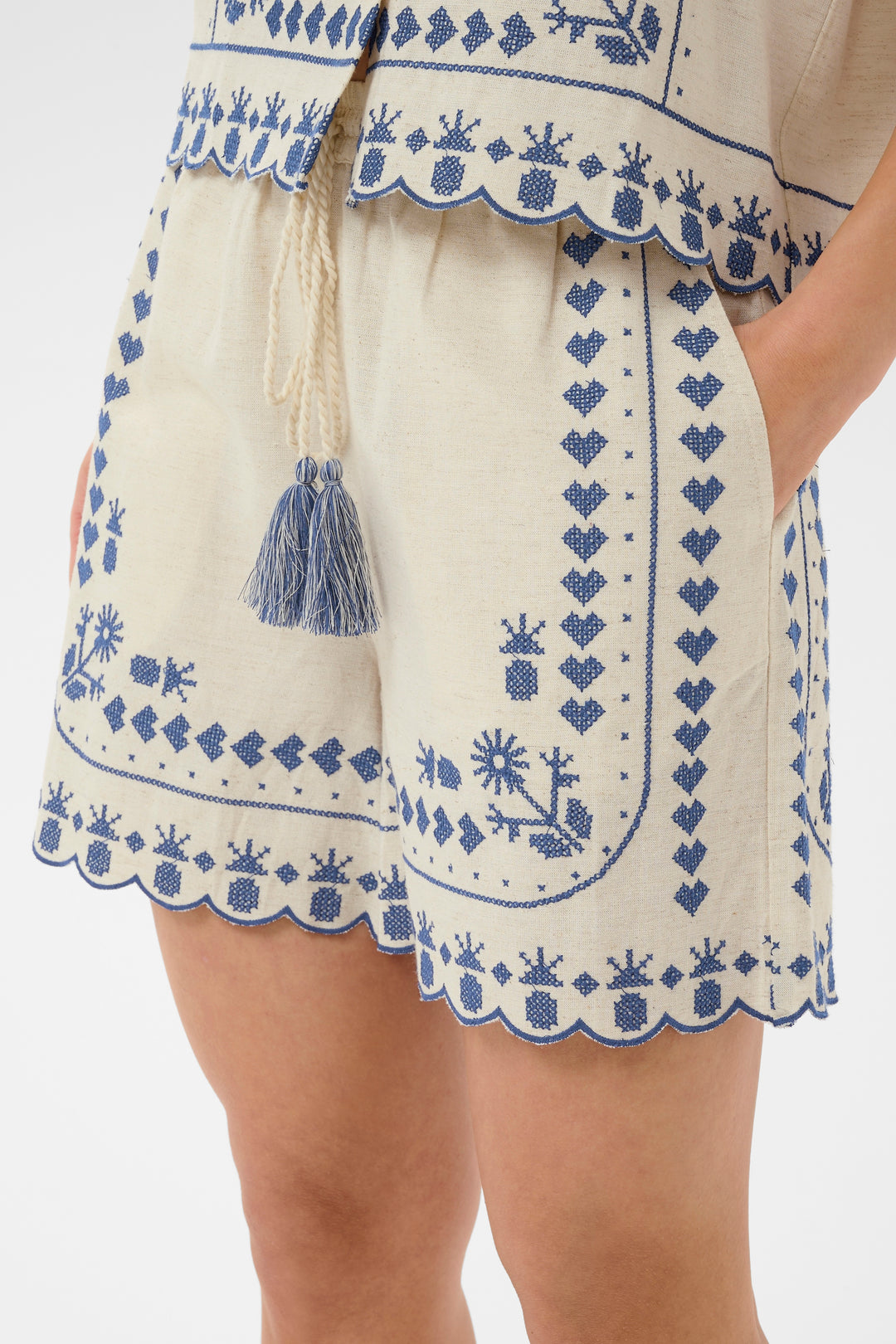 Saint Tropez Romelle Shorts- Turtle Dove