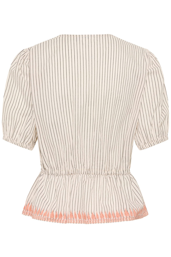 Saint Tropez Revelina Blouse- Turtledove