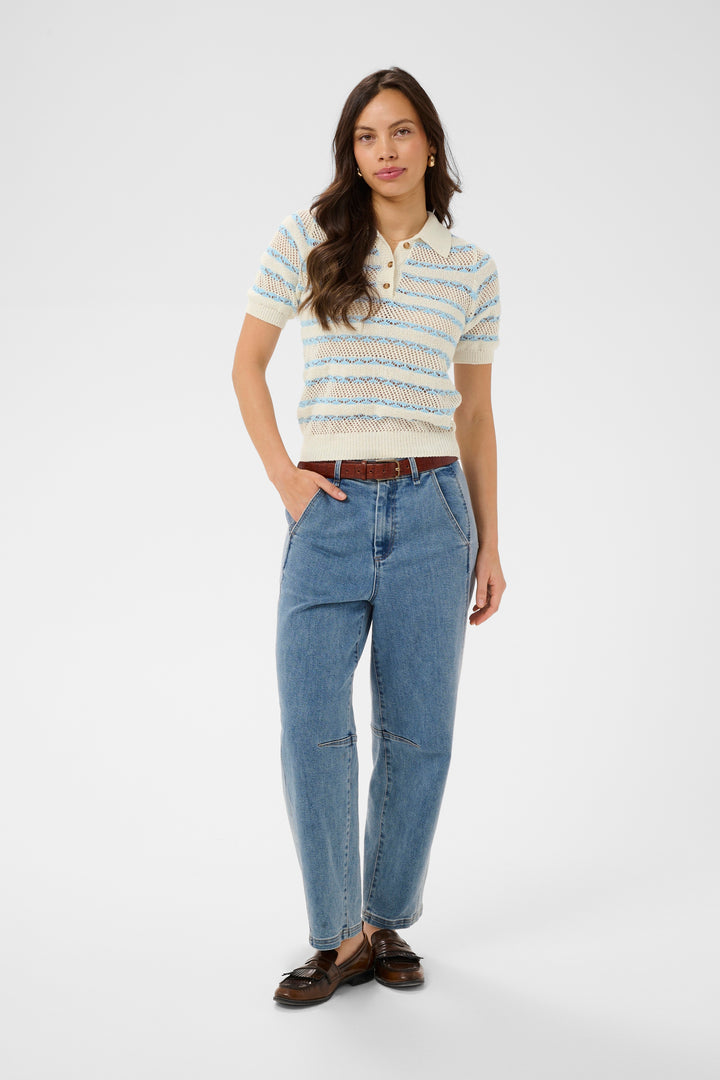 Saint Tropez RosettaSZ Pullover – Cerulean