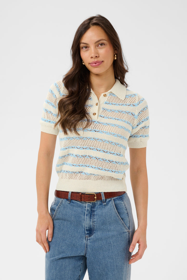Saint Tropez RosettaSZ Pullover – Cerulean