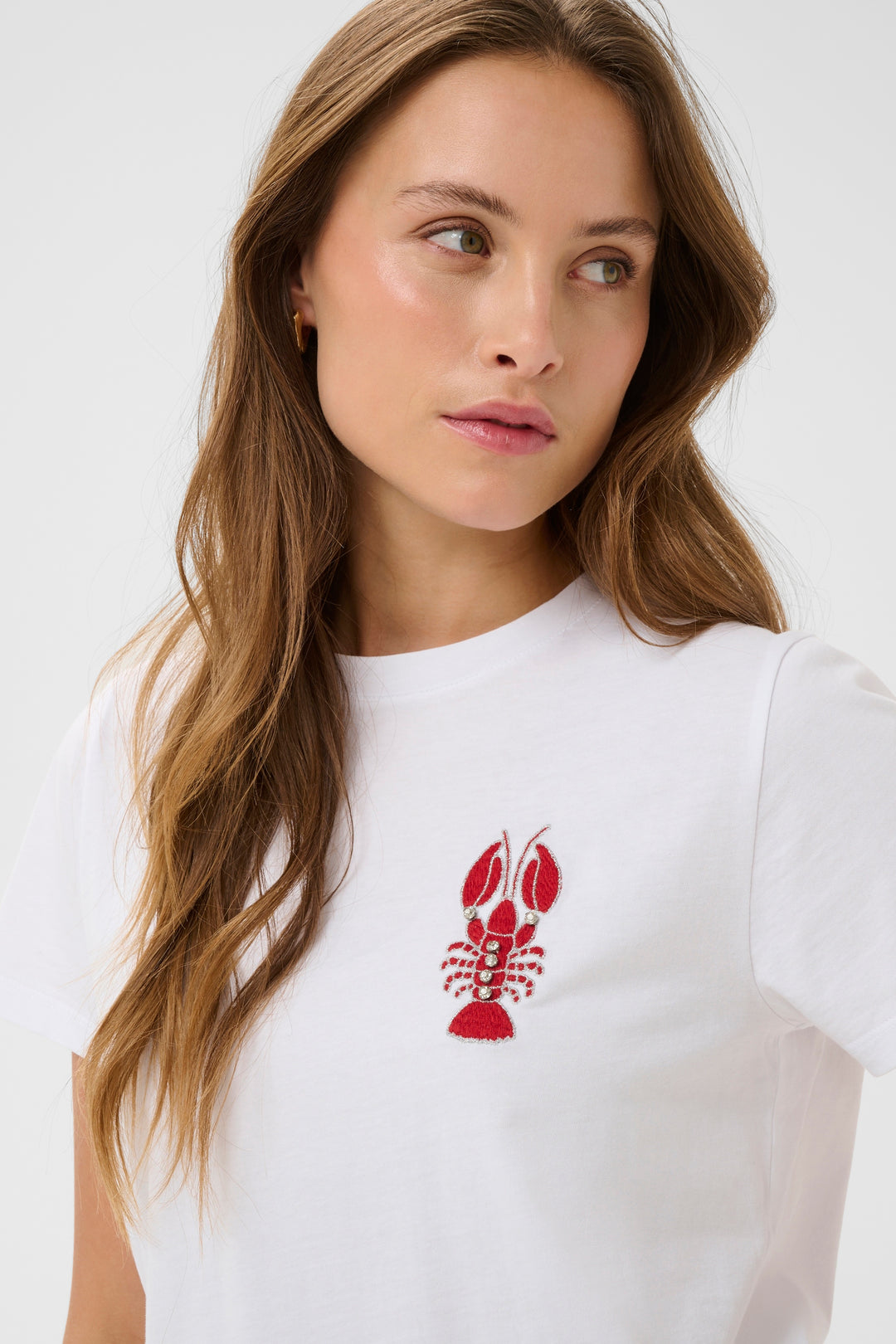 Saint Tropez ReannaSZ T‑shirt – Bright White