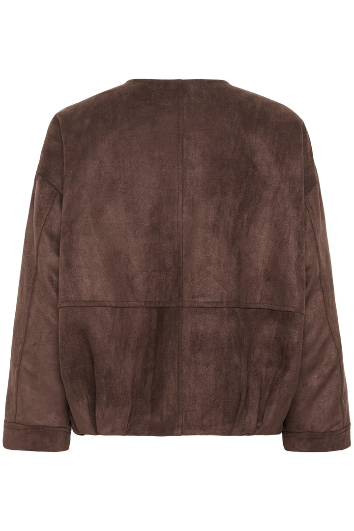 Saint Tropez Shadow Casual Jacket- Chocolate Brown