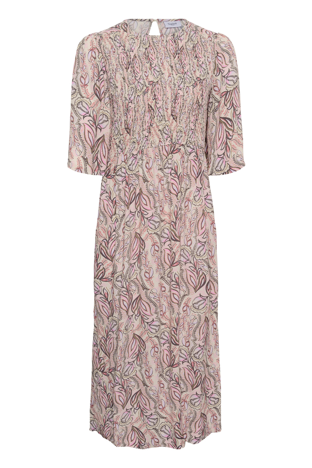 Saint Tropez ShaktiSZ Dress- Dusty Pink Arty Blooms