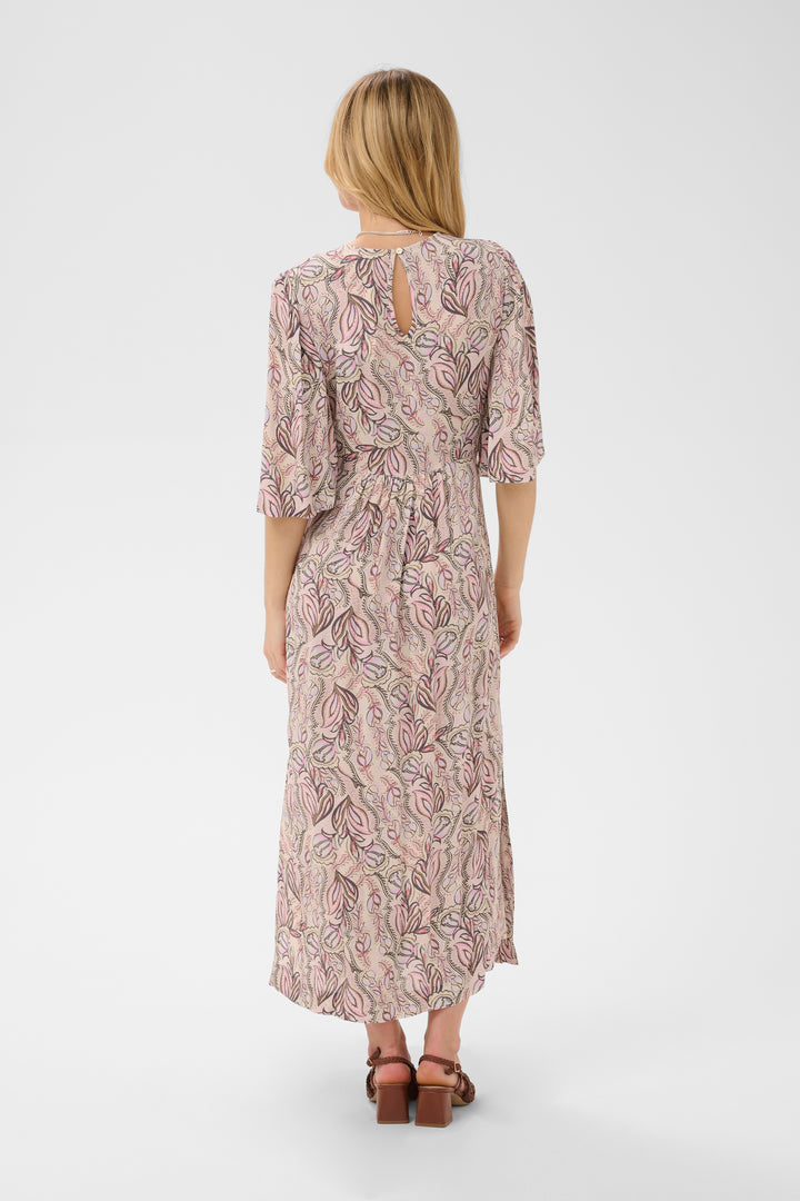 Saint Tropez ShaktiSZ Dress- Dusty Pink Arty Blooms