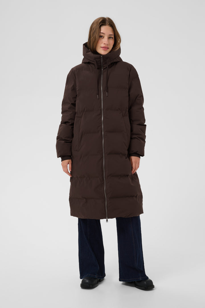 Saint Tropez Sabriel Coat- Dark Oak