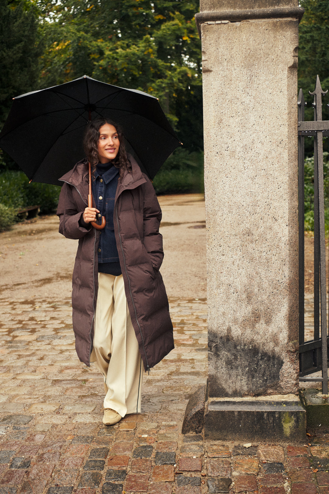 Saint Tropez Sabriel Coat- Dark Oak