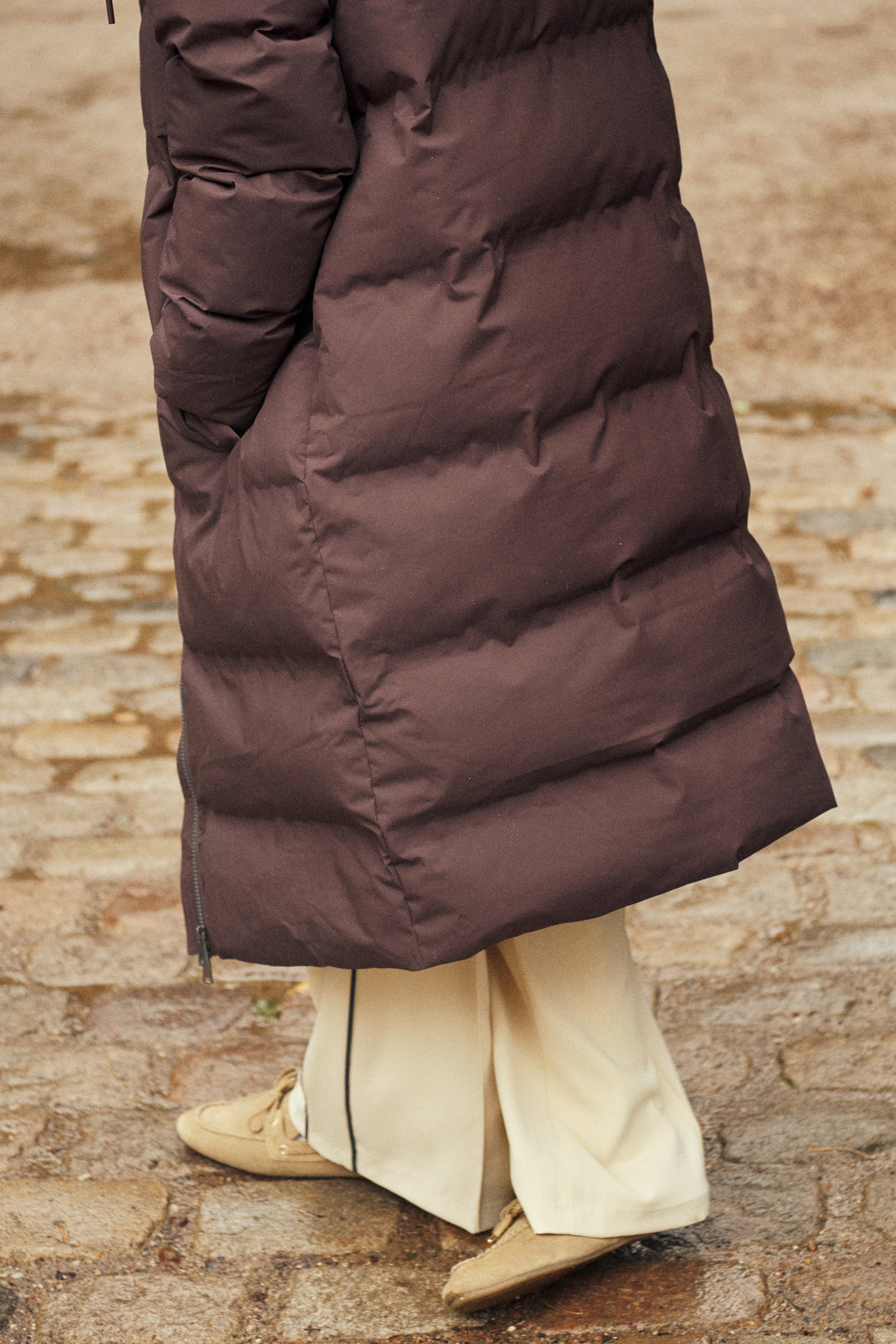 Saint Tropez Sabriel Coat- Dark Oak