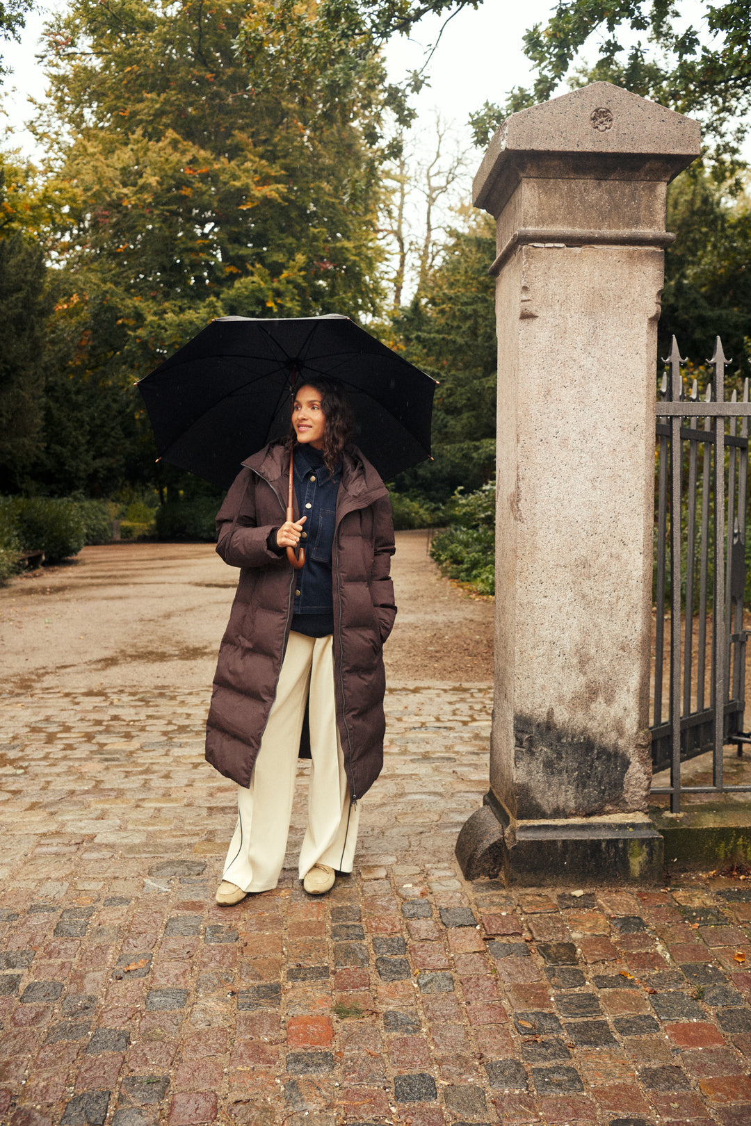 Saint Tropez Sabriel Coat- Dark Oak