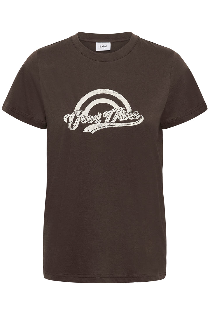 Saint Tropez SuviSZ T-shirt- Chocolate Brown