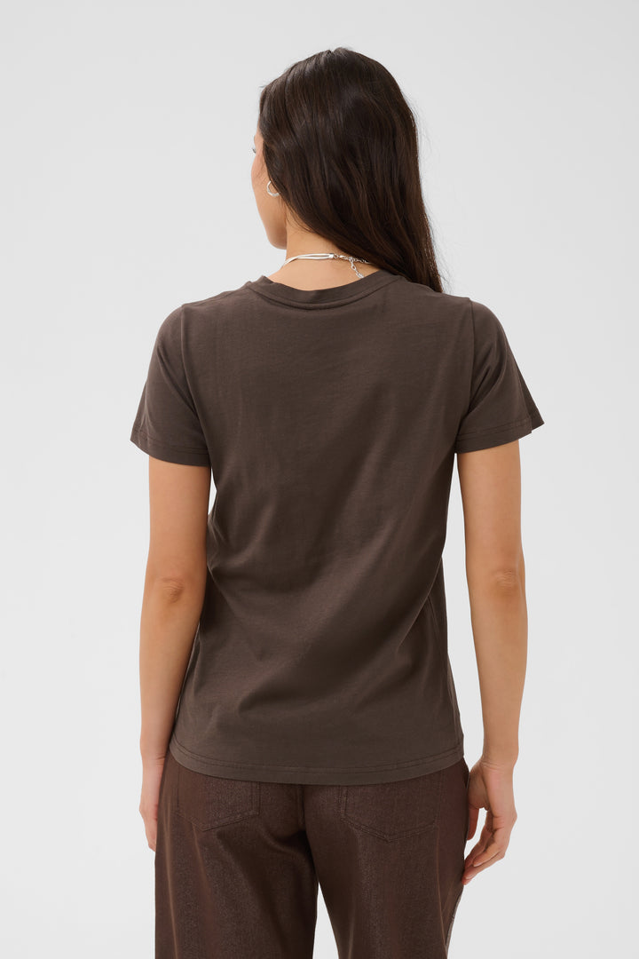 Saint Tropez SuviSZ T-shirt- Chocolate Brown