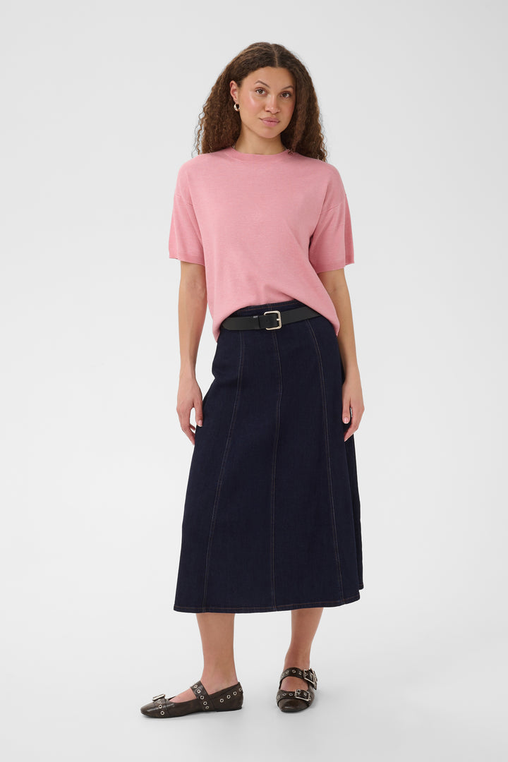 Saint Tropez Mila T-Shirt- Cameo Pink Melange