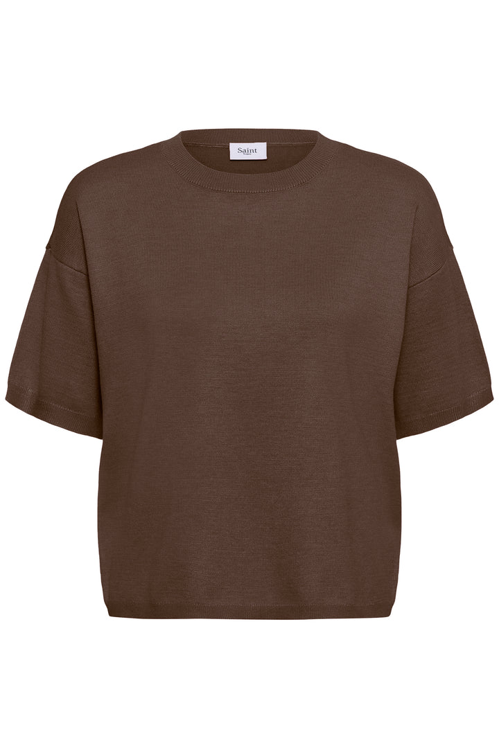 Saint Tropez MilaSZ T-Shirt- Fondue Fudge Melange