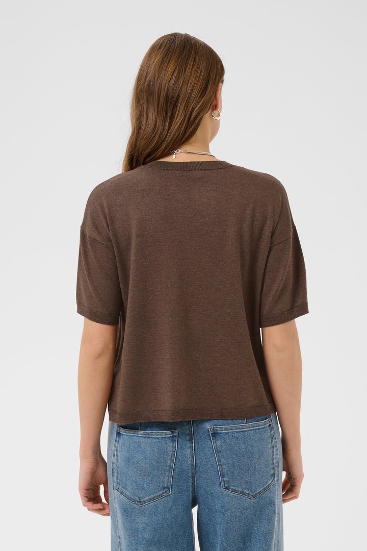 Saint Tropez MilaSZ T-Shirt- Fondue Fudge Melange