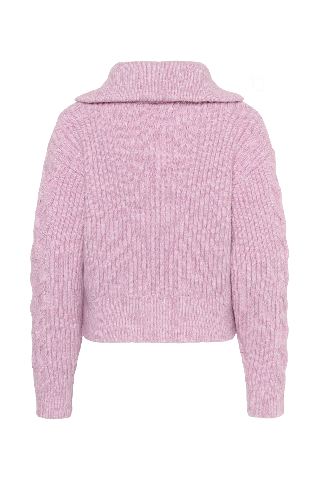 Saint Tropez Talma Pullover- Mauve Mist Melange