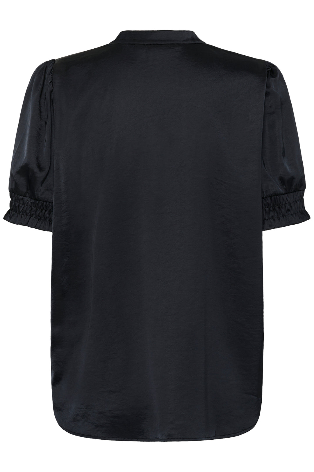 Saint Tropez Panan Short Sleeve Blouse- Black