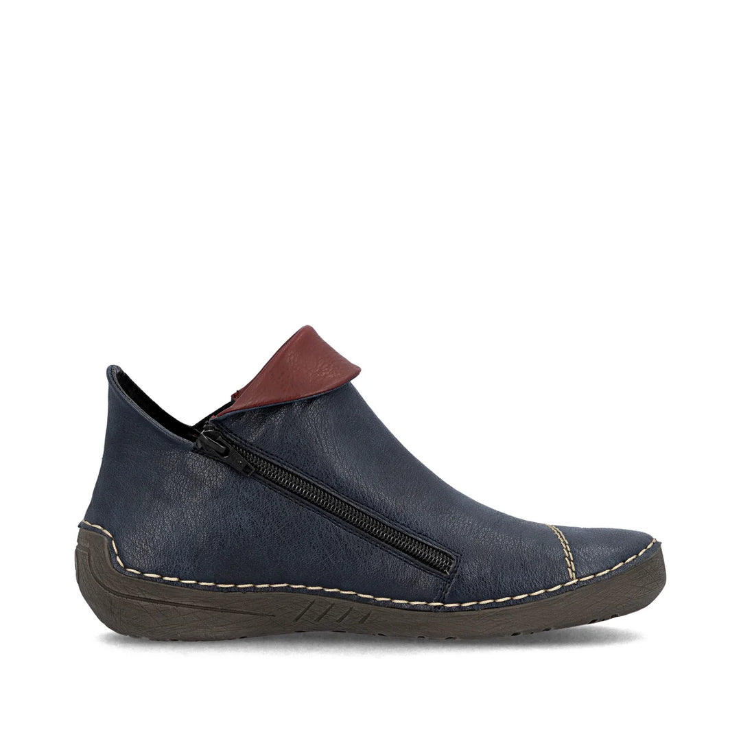 Rieker Women's Short Blue Boot