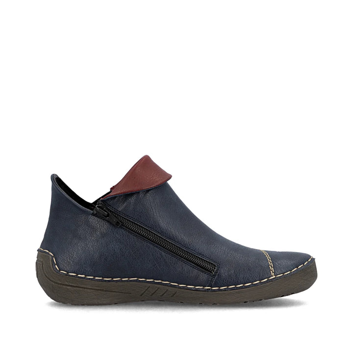 Rieker Women's Short Blue Boot