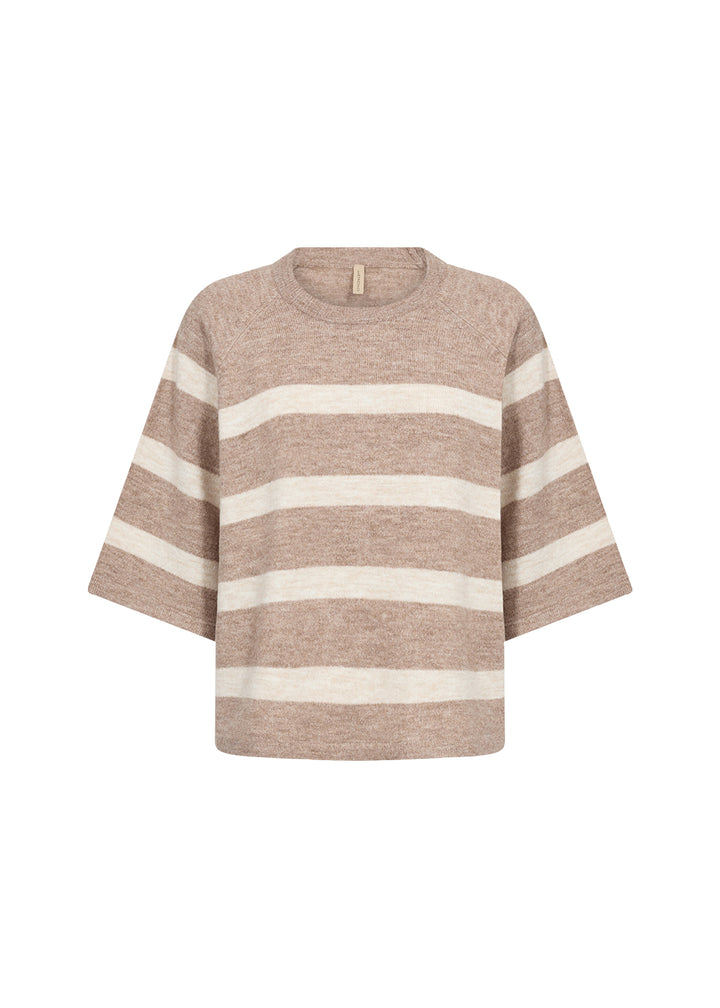Soya Concept SC-Orlean Stripe 5 Pullover - Sand