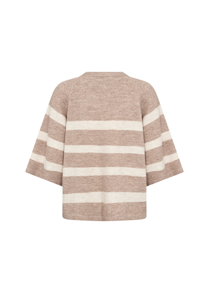 Soya Concept SC-Orlean Stripe 5 Pullover - Sand