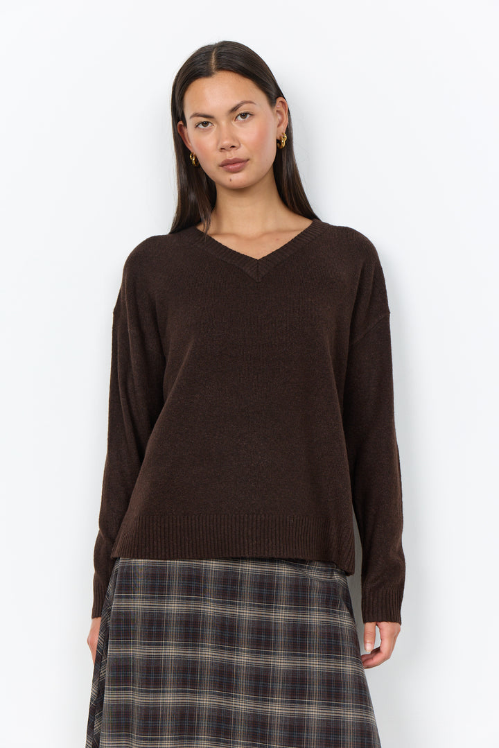 Soya Concept Orlean Pullover - Chocolate Brown