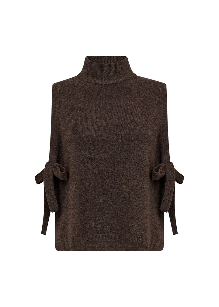Soya Concept Orlean Waistcoat - Chocolate Brown