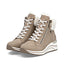Remonte Brown Beige Suede Lace Up Boots