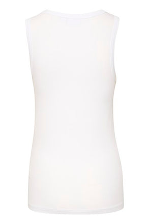 Saint Tropez Adelia Tank Top- Bright White