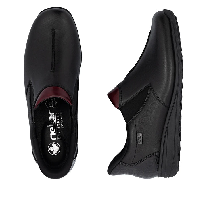 Rieker Slip on Shoe- Black