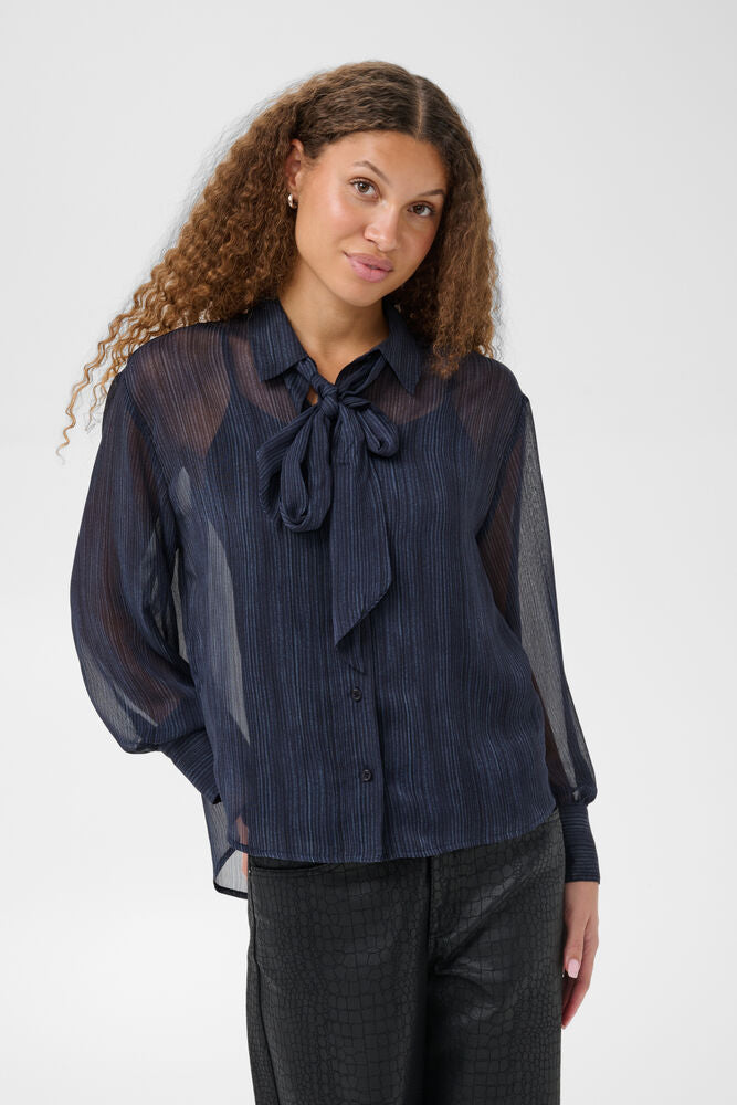 Kaffe Louisa Shirt - Blue